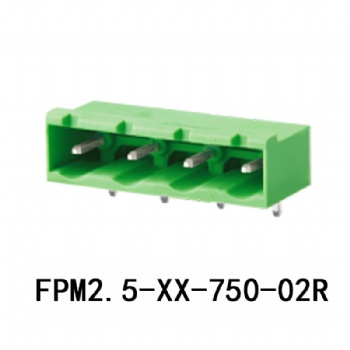 FPM2.5-XX-750-02R PCB plug terminal block