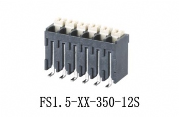 FS1.5-XX-350-12S PCB spring terminal blocks