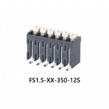 FS1.5-XX-350-12S PCB spring terminal blocks
