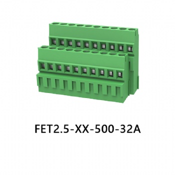 FET2.5-XX-500-32A 螺钉式PCB接线端子