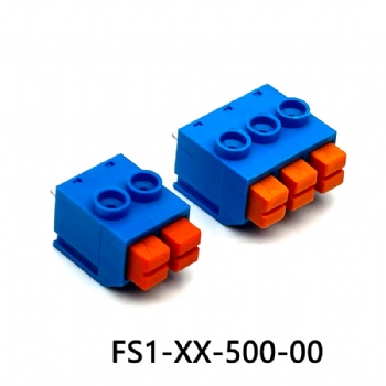 FS1-XX-500-00 弹簧式PCB接线端子