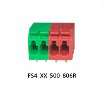 FS4-XX-500-806R 弹簧式PCB接线端子