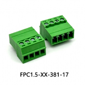 FPC1.5-XX-381-17 PCB spring terminal block