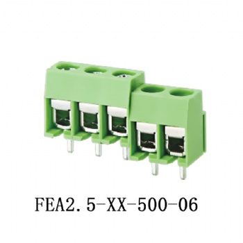 FEA2.5-XX-500-06短脚 PCb screw terminal block